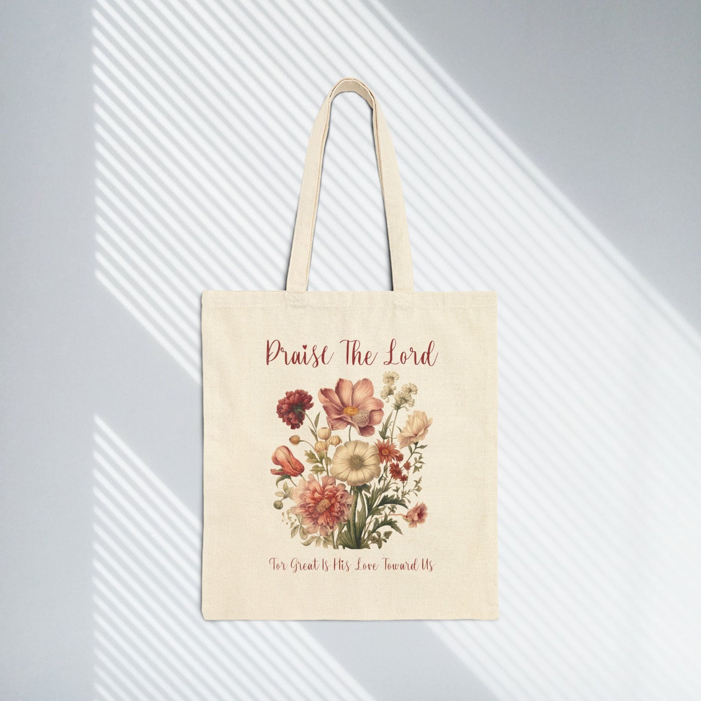 Floral Bible Study Bag, Christian Tote Bag, Floral Canvas Tote Bag, Everyday Tote Bag, Bible Verse Tote Bag, Bible Study Tote Bag